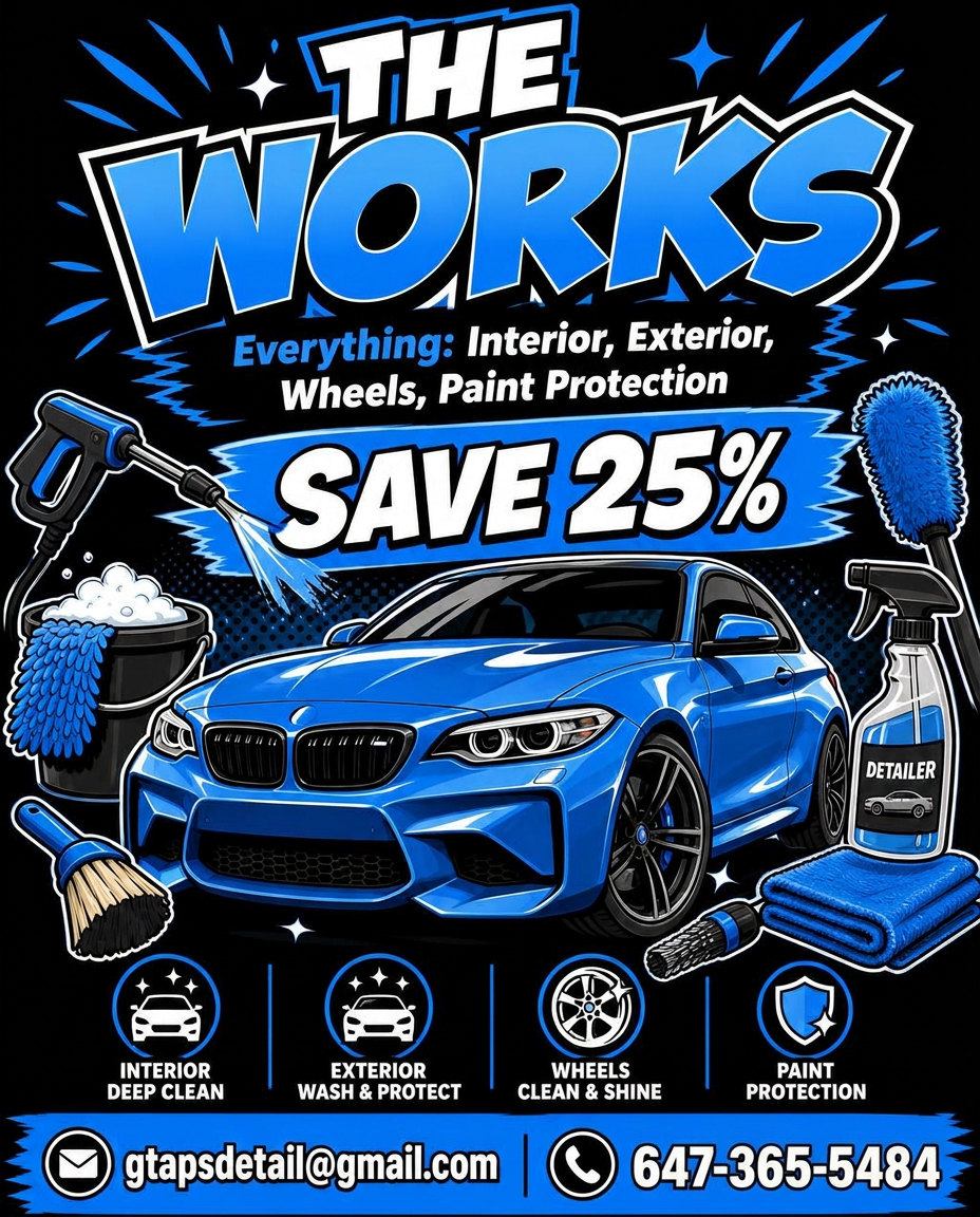 The Works detailing deal flyer