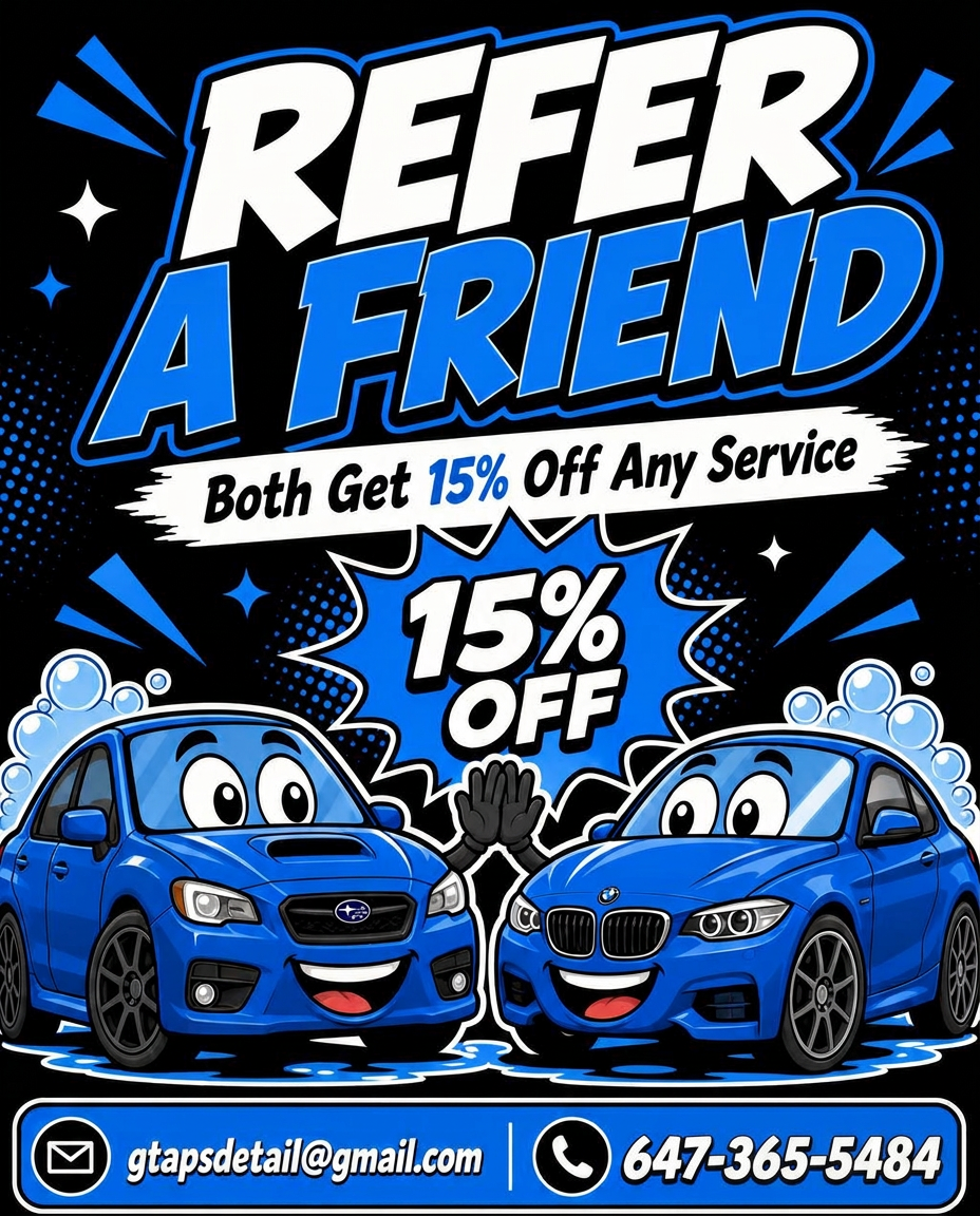 Refer a Friend detailing deal flyer